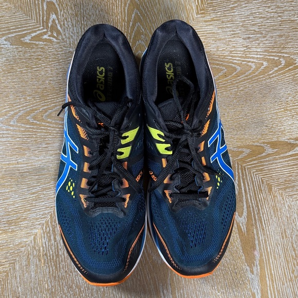 ASICS GT 2000 7 'Arise - Black Lake Drive' Black and Orange Running Sneakers 12 - Picture 4 of 9